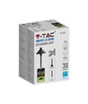 Outlet: V-Tac 7W LED havelampe - Sort, med spyd og fod, IP65, 230V