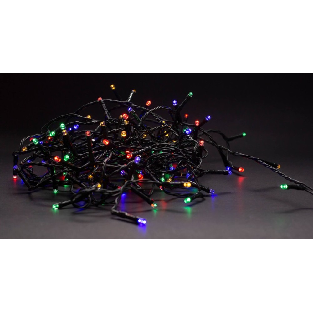 9 meter udendørs LED bluetooth julelyskæde - IP44,230V, 120 LED, multicolor