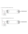 36W dæmpbar LED driver - Triac fasedæmp + push dim, passer til vores 29W+36W store LED paneler