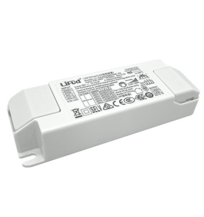 Lifud 30W 1-10V dæmpbar LED driver - 0/1-10V signal interface, 400mA-750mA, 9-42V, flicker free