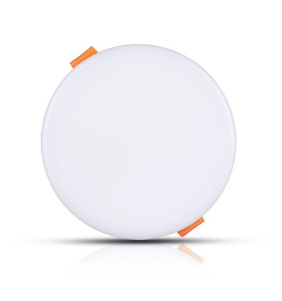 12W Ø12cm LED indbygningspanel - Samsung LED chip, Hul: Ø7,5 cm, Mål: Ø12 cm