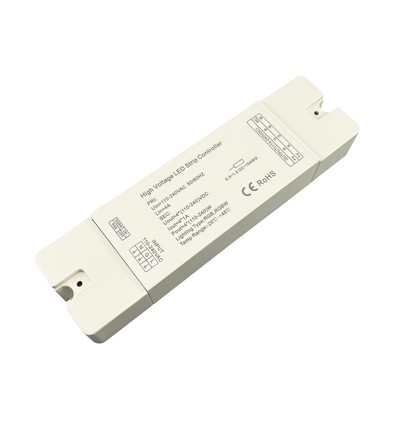 RGB controller til 230V RGB CLIP-ON LED strip - Inkl. endeprop, RF, 230V, 50m