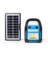 Outlet: Nødlys med batteri og solcelle - Inkl. 3 LED pærer, projektør, stort solcellepanel, powerbank