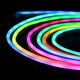 5m RGBIC Neon Flex komplet sæt 7x14 neonflex - USB, Bluetooth app, fjernbetjening