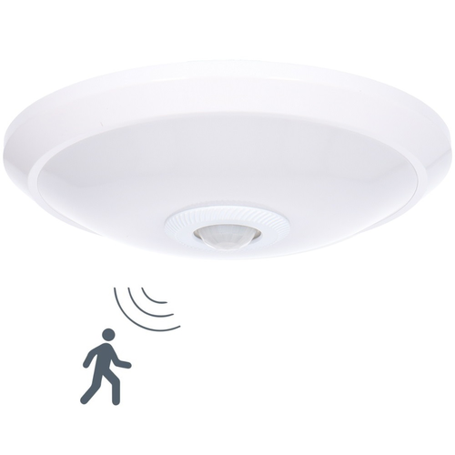 SH LED Plafond Lampe Med PIR Sensor På 8W i 3000K - 120 °