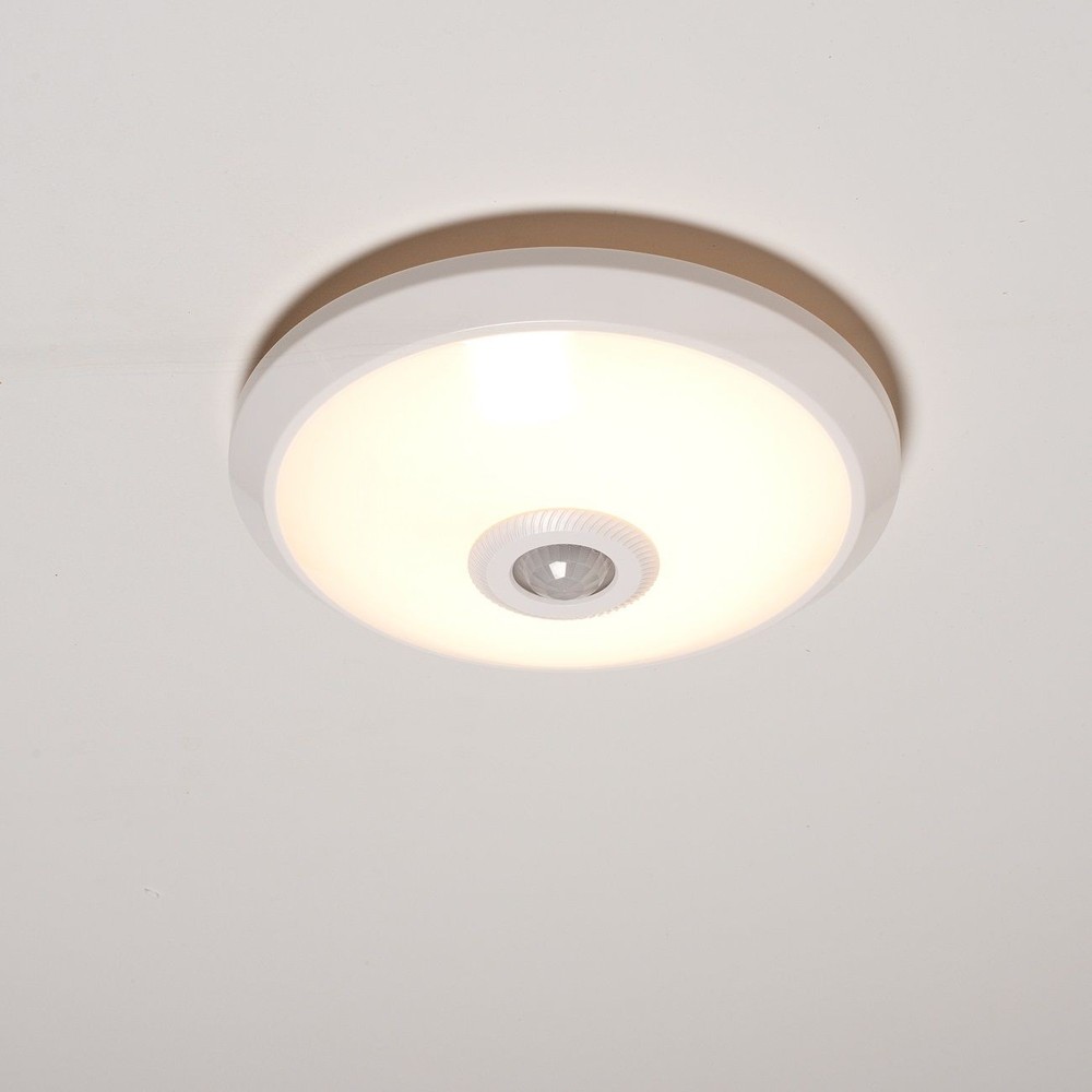 SH LED Plafond Lampe Med PIR Sensor På 8W i 3000K - 120 °