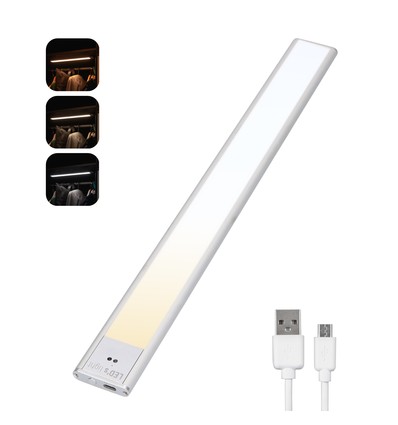 Slimline LED underskabsarmatur Med Sensor, CCT, Dæmpbar - 400 mm