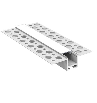 Alu profil Til Indspartling i Væg & Loft (Til LED Strip) - 1,8 Meter