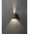 Outlet: BONITO Udendørs LED Væglampe 10W, IP65, Dæmpbar - CORTEN