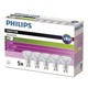 Philips Master Value GU10 LED Pære 4,7W i 2700K 345Lm Dæmpbar - 5-PAK