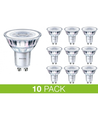 PHILIPS GU10 LED 4W i 2700K, 345Lm Dæmpbar - 10-PAK