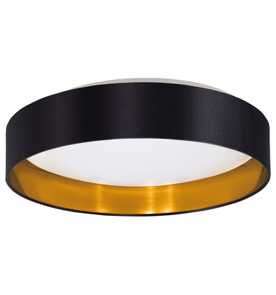 EGLO Maserlo LED Loftlampe Ø38 24W i Sort/Guld