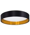 EGLO Maserlo LED Loftlampe Ø38 24W i Sort/Guld