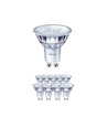 PHILIPS Classic GU10 LED Pære 4W i 3000K, 345Lm Dæmpbar - 10-PAK