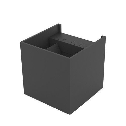 CUBE WALL LED Udendørs Væglampe 5,5W, 3000K, Ra90 - Sort