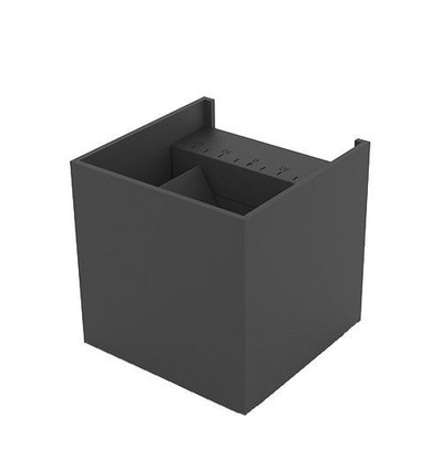 CUBE WALL LED Udendørs Væglampe 5,5W, 3000K, Ra90 - Sort