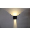 CUBE WALL LED Udendørs Væglampe 5,5W, 3000K, Ra90 - Sort