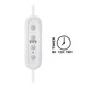 Pro Timer Med 1,5 Meter Ledning og Stikprop (MAX 120W) - Hvid