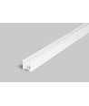 Aluminiumsprofil i Hvid Til LED Strip (Model LINEA20) - 2 Meter