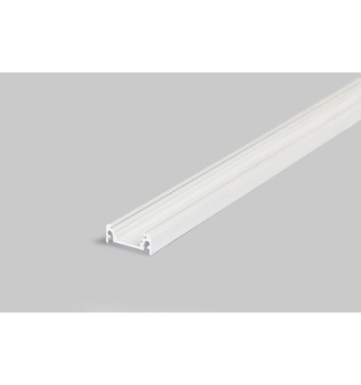 Aluminiums profil i Hvid Til LED Strip (Model S) - 2 Meter