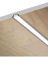 Indfræsning Alu profil i Hvid Til LED Strip (Model G) - 2 Meter