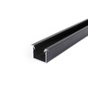 Indbygningsprofil i Sort Til LED Strip (LINEA-IN20) - 2 Meter