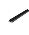 Aluminiums profil i Sort Til LED Strip (Model S) - 2 Meter