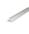 Skrå Aluminiumsprofil i Hvid Til LED Strip (Model C) - 2 Meter