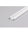 Indbygningsprofil i Hvid Til LED Strip (Begtin12) - 2 Meter