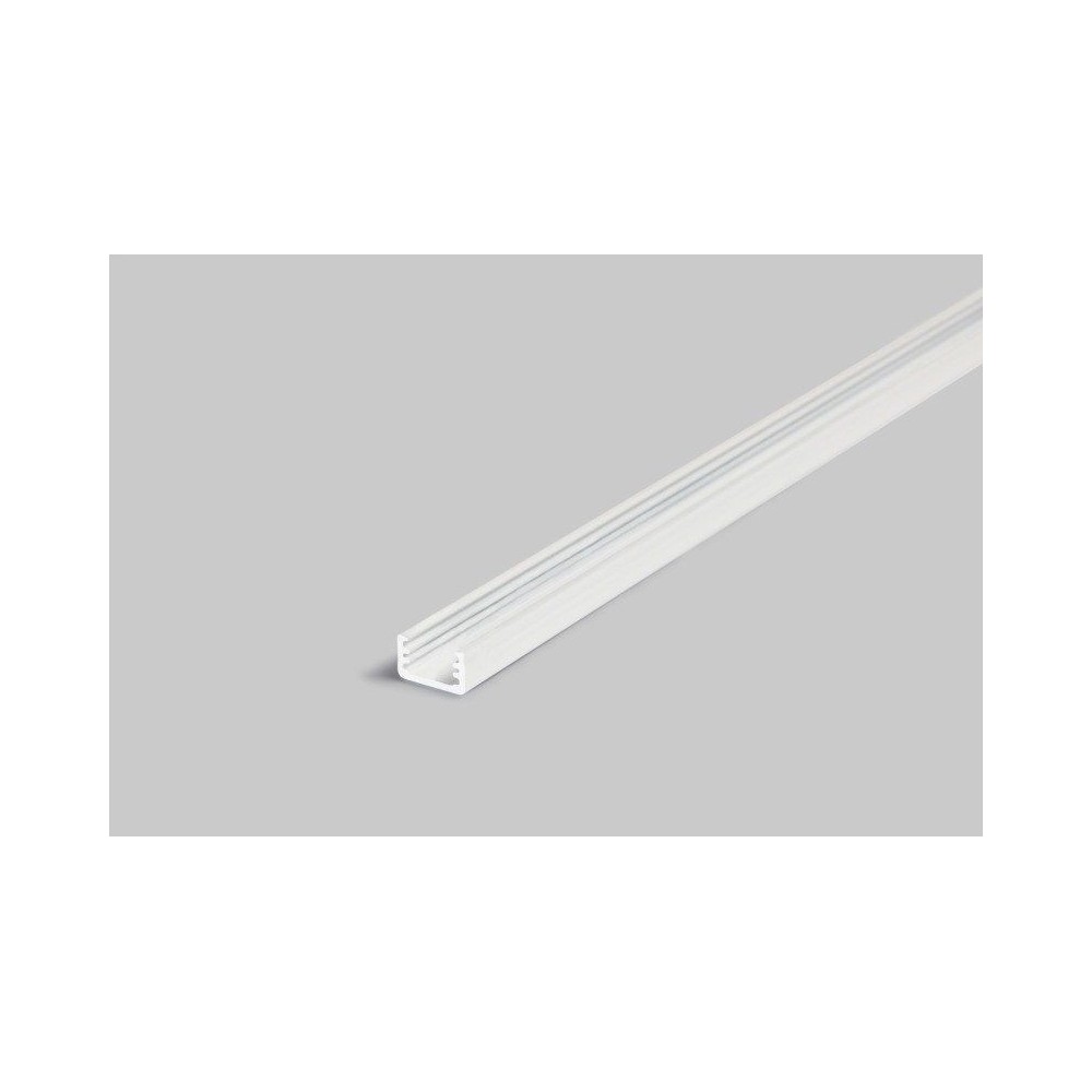 Aluminiums profil i Hvid Til LED Strip, Model SLIM8 - 2 Meter