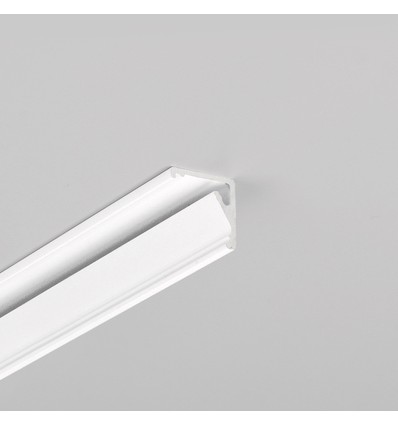 Hjørne Aluminiumsprofil i Hvid Til LED Strip (CABI12) - 2 Meter