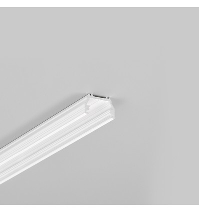 Aluminiums profil i Hvid Til LED Strip (UNI12) - 2 Meter