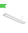 Green-ID LED Kontorarmatur 20x1200 Up/Down Lys Ra90 - Hvid