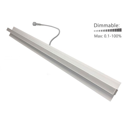 Outlet: LED Troldtekt Skinne 60cm, 24V, 22W i 3000K, Dæmpbar, Ra90