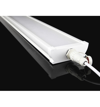 High-Lux LED Armatur 60W i 4000K Ra90 Gennemfortrådet - 1500mm