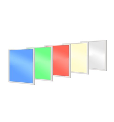 TrueColor RGB+CCT LED Panel 60x60, 36W, 24V, UGR19, Ra92 i Hvid