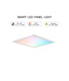 TrueColor RGB+CCT LED Panel 60x60, 36W, 24V, UGR19, Ra92 i Hvid