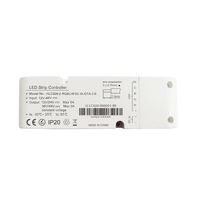 ZigBee 3.0 LED Controller 5-i-1 Til 12V/24V/36V/48V (Musikstyrbar)