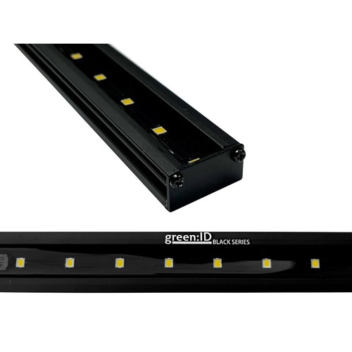 Green:ID LED skinne 10-30V, IP67, 4W, Ra90 i Sort - 30 cm