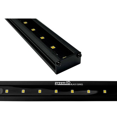 Green:ID LED skinne 10-30V, IP67, 7,5W, Ra90 i Sort - 50 cm