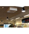 LED High Bay Industrilampe IP54, 60W i 4000K, Ra90 - Sort Skærm