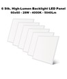 6 x High-Lumen Backlight LED Panel 60x60, 28W, 4000K, 5040Lm