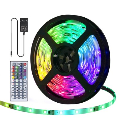 Aigostar Digital RGB LED Strip Sæt 24W, IP65, (12V/230V) - 5 Meter