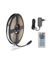 Aigostar Digital RGB LED Strip Sæt 24W, IP65, (12V/230V) - 5 Meter