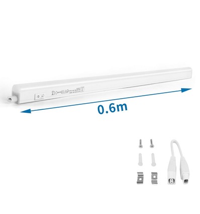 Aigostar Slim T5 LED underskabsarmatur på 8W i 3000K, 230V - 600 mm