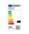 Aigostar Slim LED Projektør 100W, 4000K, IP65, 230V - Sort