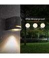 Aigostar One-Way Udendørs Væglampe Til GU10 LED, IP54 - Sort