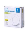 Aigostar E5 Slim LED Downlight Spot 6W, Ø115 i 3000K, 230V i Hvid