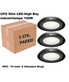 3-PAK - UFO Slim LED High Bay industrilampe 150W i 4000K, IP65 - 110°