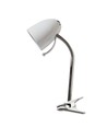 Aigostar klemme lampe med flex-arm til E27, 230V (H 350 mm) i hvid